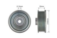 ROLKA NAPINACZA PASKA TOYOTA AURIS 2007 2008 2009 2010 2011 2012