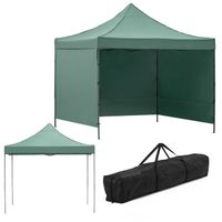 Namiot handlowy, ogrodowy 300x300 cm pawilon targowy, zielony