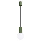 Lampa wisząca HALO 1 zielona oliwka