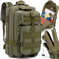 PLECAK WOJSKOWY TURYSTYCZNY PODRÓŻNY WYGODNY DO SAMOLOTU TORBA ZIELONY
