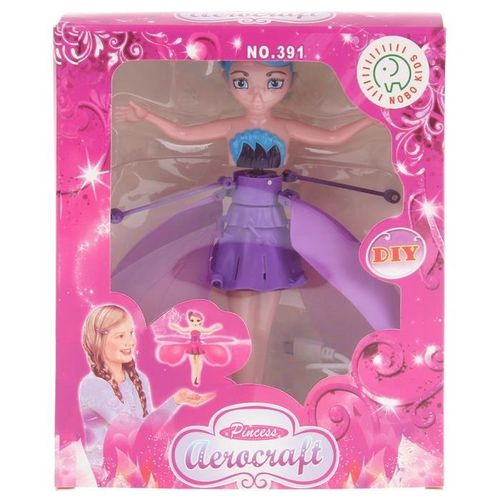 Latająca Magiczna Świecąca Wróżka Lalka Sterowana Ręką Dłonią Skrzydła USB na Arena.pl