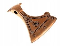 Topór Peruna - duży wisiorek słowiański z brązu