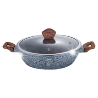 BH-1203 - Płaski garnek granitowy 28 cm Berlinger Haus Forest Line Edition