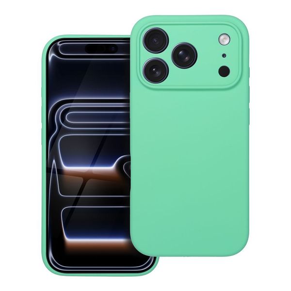 Futerał SILICONE 2mm do IPHONE 17 Pro miętowy zdjęcie 1