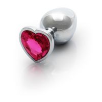 heart gem butt plug   medium