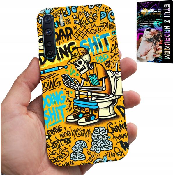 ETUI DO OPPO A91 - DOING SHIT KOŚCIOTRUP NA KIBLU CASE zdjęcie 1