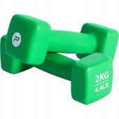 Hantle Hantelki Żeliwne 2x2 kg Ciężarki Neoprenowe Fitnes Zestaw Hantli 4kg