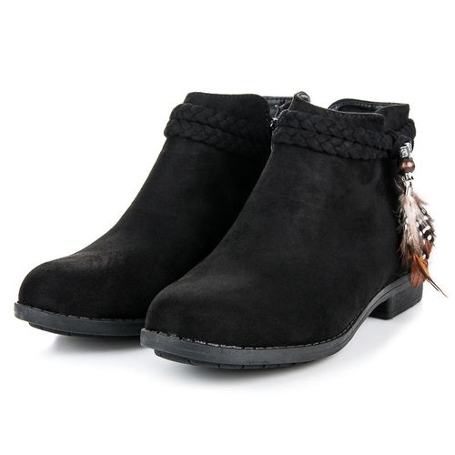 Zamszowe Botki W Stylu Boho r.37 na Arena.pl