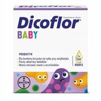 Dicoflor Baby krople zestaw, probiotyk dla dzieci 2 x 5 ml
