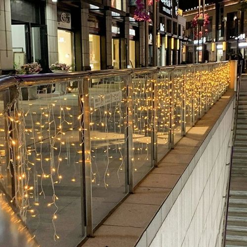 SOPLE 300LED kurtyna lampki na zewnątrz z FLASH 10M DODATKOWE GNIAZDO na Arena.pl