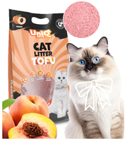 Żwirek tofu dla kotów brzoskwinia ekologiczny biodegradowalny 2,5kg