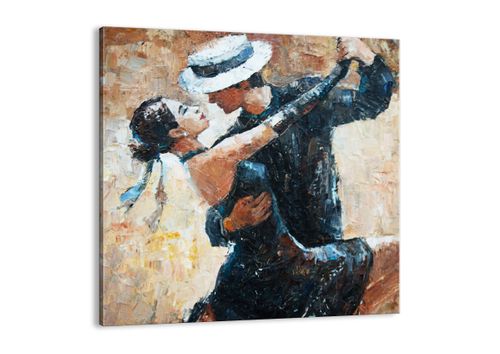 Obraz Na Płótnie - Tancerze Tango - 40X40 Cm - Ac40X40-3773 na Arena.pl