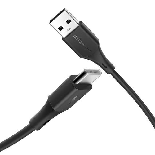 Kabel USB-C BlitzWolf BW-TC14 3A 1m (czarny) na Arena.pl