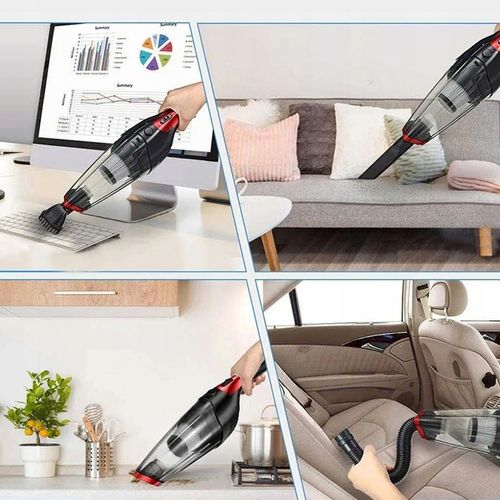 ODKURZACZ PODRĘCZNY BEZPRZEWODOWY MOCNY DO AUTA SAMOCHODOWY 120 W 7200 PA na Arena.pl