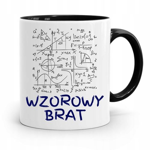 Kubek Czarny Dla Brata Braciszka Wzorowy Brat Z Nadrukiem Ze Zdjęciem na Arena.pl