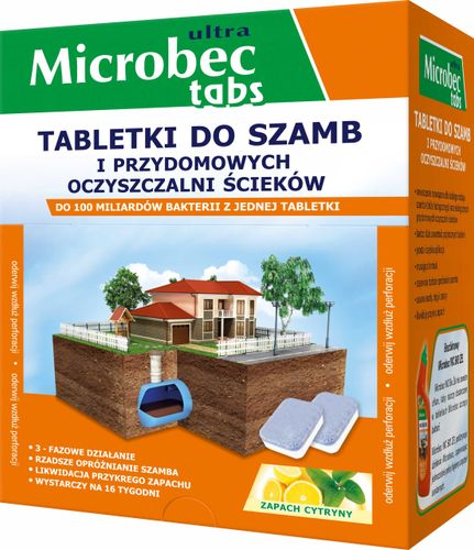 bros - microbec ultra - tabletka do szamb - 1 szt. na Arena.pl
