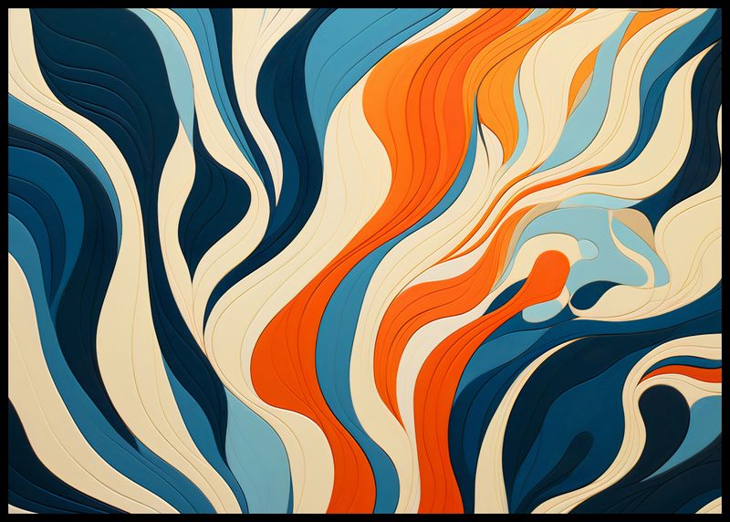 Plakat 84x59,5cm Oceaniczne Fale zdjęcie 2