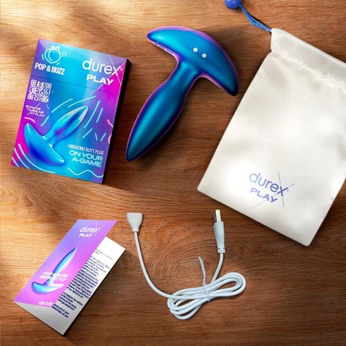 Durex Play wibrujący korek analny Dildo do Sexu analnego zatyczka Anal Plug na Arena.pl