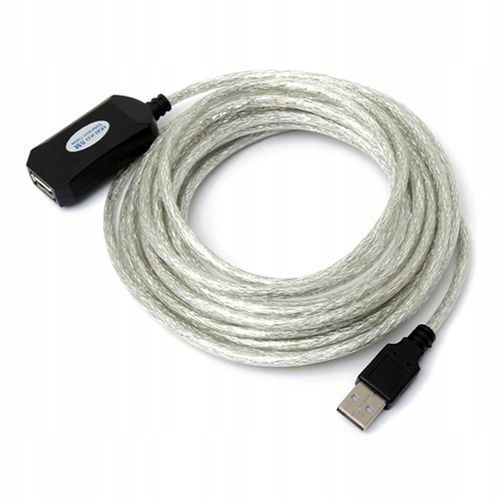 Przedłużacz Kabel Aktywny USB 2.0 AM-AF 10 M HIT!! na Arena.pl