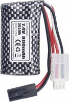 Zestaw 2 baterii 7,4 V 800 mAh Kompatybilne samochody RC 9130, 9135, 9136