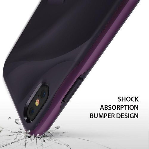 Etui Ringke Wave iPhone XS/X Metallic Purple na Arena.pl