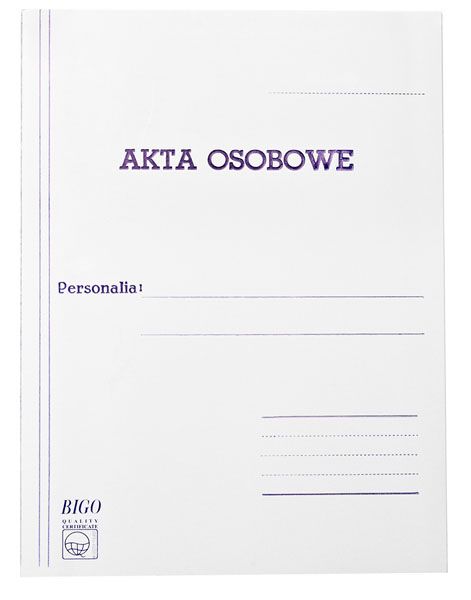 teczka do akt osobowych 0098 a'10 zdjęcie 1