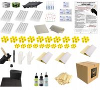 HAND POKE komplet Zestaw do tatuażu tusz igły XXL