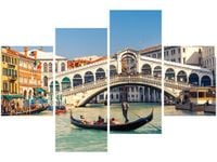 140CM 70 OBRAZ MOST RIALTO WENECJI ŚCIENNY