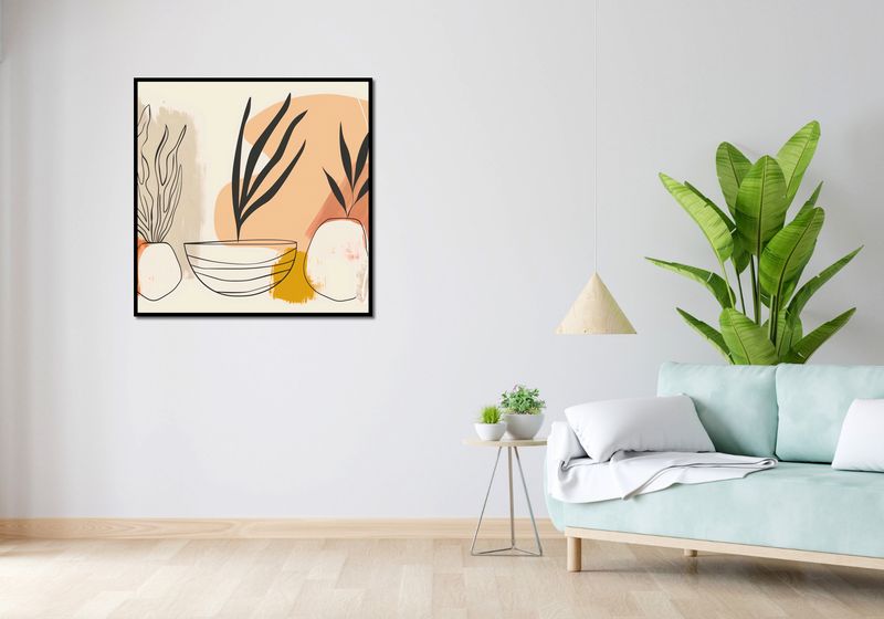 Plakat 90x90cm Szkice Botaniczne zdjęcie 4