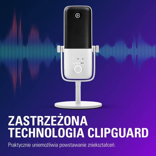 Mikrofon Studyjny Elgato Wave:3 White Pojemnościowy USB-C Stream Dla Graczy na Arena.pl