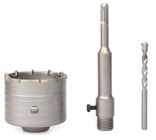 OTWORNICA KORONKA WIERTŁO DO BETONU FREZ DO PUSZEK SDS PLUS 80mm na Arena.pl