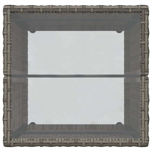 Zestaw Bistro Ogrodowego 3 pcs Szary Polirattan na Arena.pl