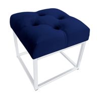 Pufa CHESTERFIELD LOFT ławka postawa biała MG16