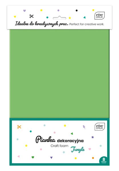 PIANKA DEKORACYJNA 8SZT JUNGLE INTERDRUK zdjęcie 1