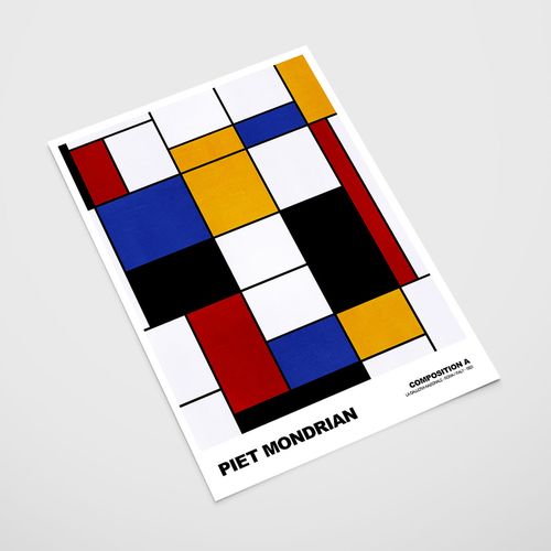 Plakat bauhaus mondrian 70x100 cm na Arena.pl