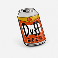 Duff Beer | 3 cm | Metal Emalia | Przypinka Filmowa | The Simpsons