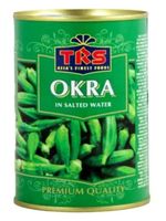 Okra mini cukinie w zalewie strączki w puszce niskokaloryczna zagęstnik bezglutenowy wegetariańskie indyjskie trs 400g