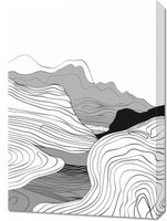 Obraz 50x70cm Geometryczne Wzniesienia
