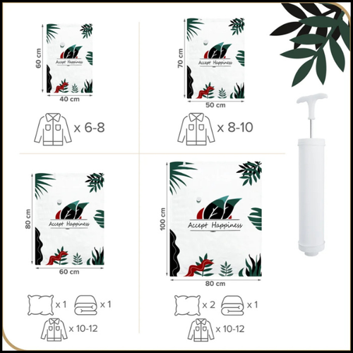 14XWORKI PRÓŻNIOWE NA UBRANIA KURTKI ZIMOWE GRUBE WODOODPORNE+POMPKA na Arena.pl