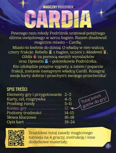 Gra planszowa Cardia: Magiczny Pojedynek Lucky Duck Games na Arena.pl