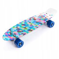 Deskorolka Meteor Fiszka multikolor 56x15 cm 45 mm 78A ABEC-7 do 100 kg