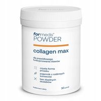 POWDER COLLAGEN MAX 30 PORCJI KOLAGEN STAWY D3 KWAS HIALURONOWY | FORMEDS