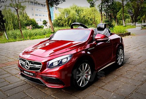 Samochód Mercedes S63 AMG czerwony akum + pilot na Arena.pl