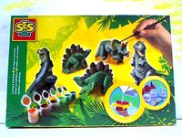 SES Odlewy gipsowe z farbami dinozaury 01406 1406