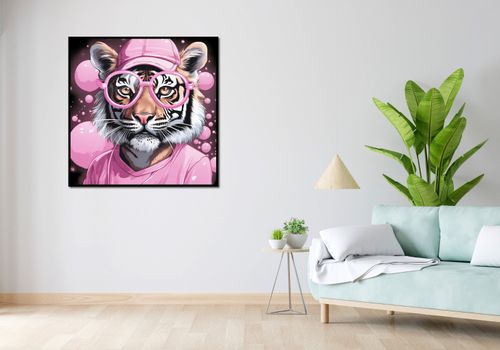 Plakat 100x100cm Ludzki Tygrys na Arena.pl