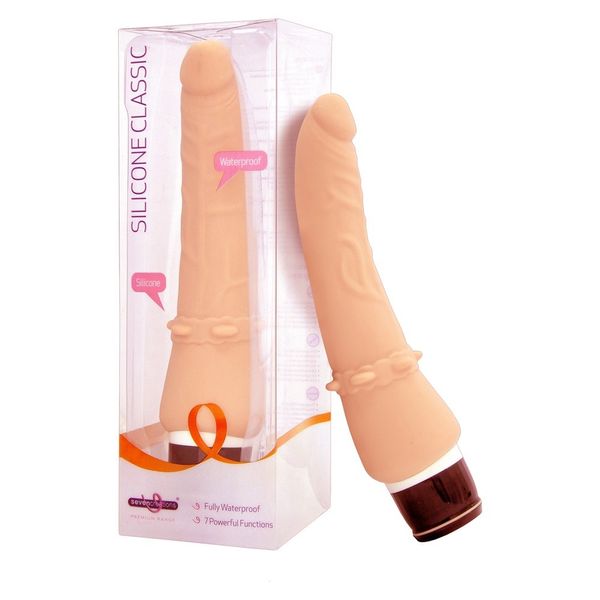Silicone Classic Wibrator - Cielisty zdjęcie 1