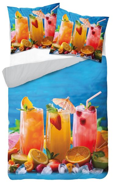 Pościel 3D 160X200 Satynowa Drinki zdjęcie 2