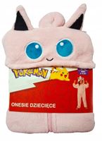 KOMBINEZON DZIECIĘCY 110-116 POKEMON MIĘKKA PIŻAMA DZIECIĘCA RÓŻOWA 5-6LAT