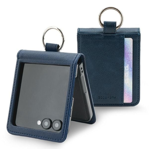 etui mercury basic diary do samsung      galaxy z flip7 granatowy zdjęcie 1