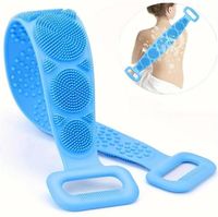 Myjka masażer do mycia pleców 2w1 silikonowy pas myjąco-masujący dwustronny